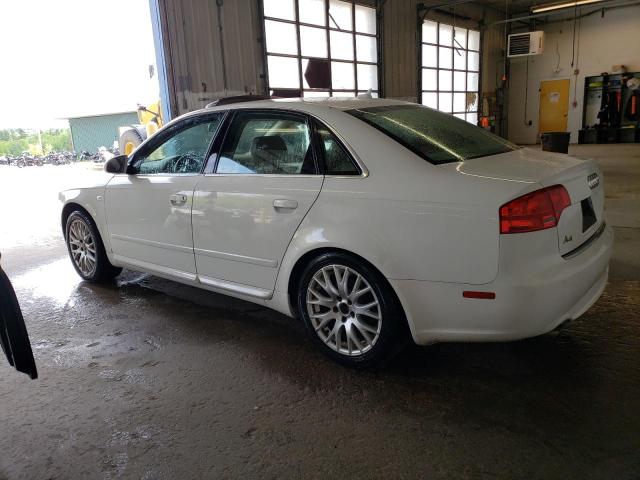 WAUAF78EX8A021081 - 2008 AUDI A4 2.0T WHITE photo 2