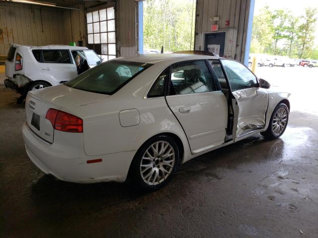 WAUAF78EX8A021081 - 2008 AUDI A4 2.0T WHITE photo 3