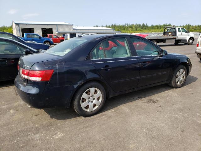 5NPET46F98H388974 - 2008 HYUNDAI SONATA GLS BLUE photo 3