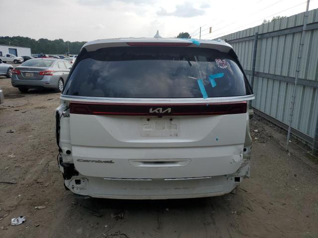 KNDNB4H30N6161524 - 2022 KIA CARNIVAL LX WHITE photo 6