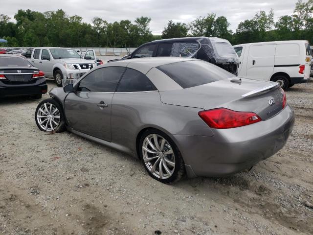 JNKCV66E89M724852 - 2009 INFINITI G37 BASE GRAY photo 2