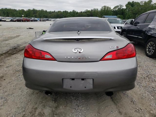 JNKCV66E89M724852 - 2009 INFINITI G37 BASE GRAY photo 6