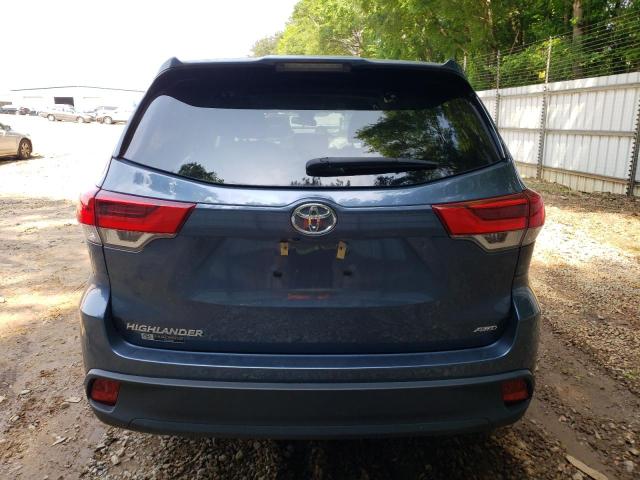 5TDBZRFH5KS747318 - 2019 TOYOTA HIGHLANDER LE BLUE photo 6