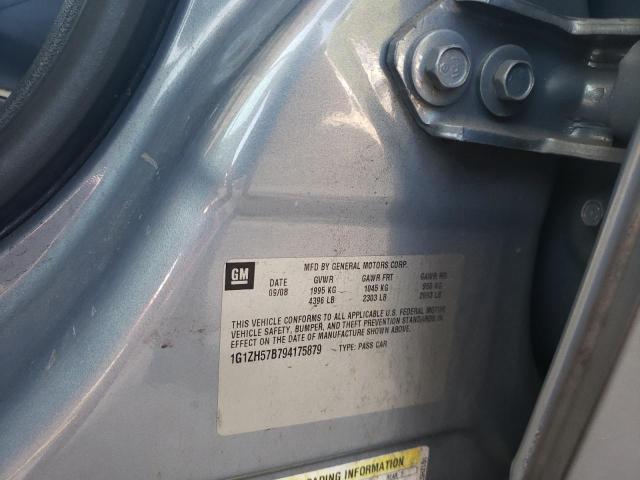 1G1ZH57B794175879 - 2009 CHEVROLET MALIBU 1LT 蓝色 照片 12