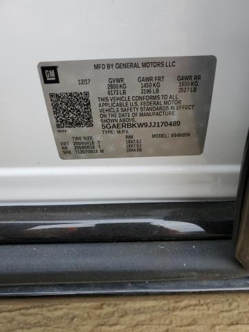 5GAERBKW9JJ170489 - 2018 BUICK ENCLAVE ESSENCE 白色 照片 13