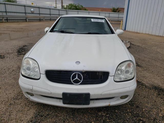 WDBKK49F62F269071 - 2002 MERCEDES-BENZ SLK 230 KOMPRESSOR WHITE photo 5