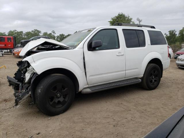 5N1AR18B18C646885 - 2008 NISSAN PATHFINDER S WHITE photo 1