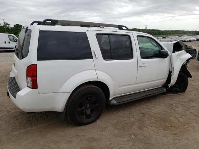 5N1AR18B18C646885 - 2008 NISSAN PATHFINDER S WHITE photo 3