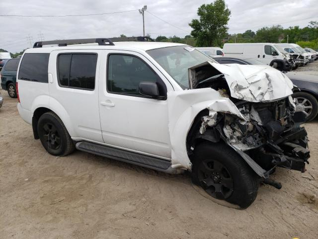5N1AR18B18C646885 - 2008 NISSAN PATHFINDER S WHITE photo 4