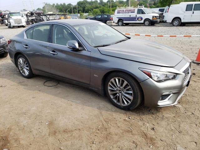 JN1EV7AR1KM554031 - 2019 INFINITI Q50 LUXE GRAY photo 4