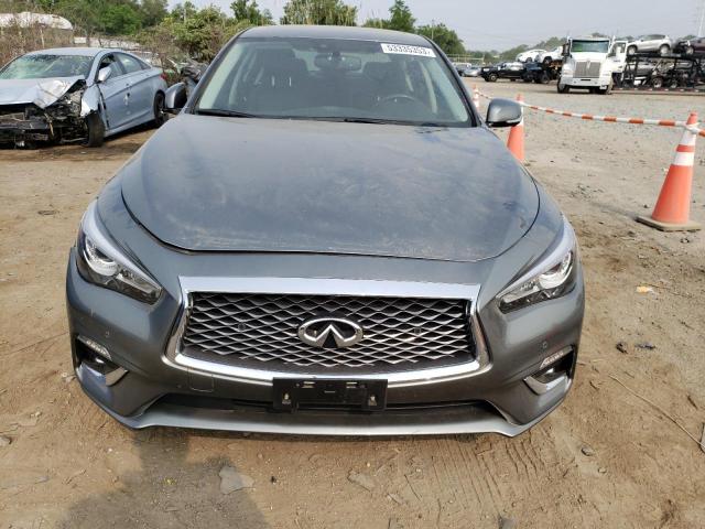 JN1EV7AR1KM554031 - 2019 INFINITI Q50 LUXE GRAY photo 5