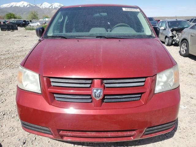 2D4RN4DE7AR238881 - 2010 DODGE GRAND CARA SE RED photo 5