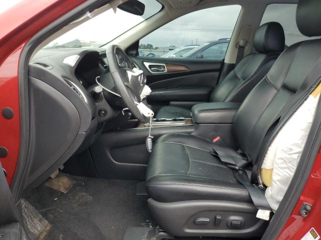 5N1DR2MNXHC630185 - 2017 NISSAN PATHFINDER S RED photo 7