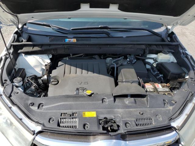 5TDKKRFH1FS077504 - 2015 TOYOTA HIGHLANDER XLE Սպիտակ լուսանկար 11