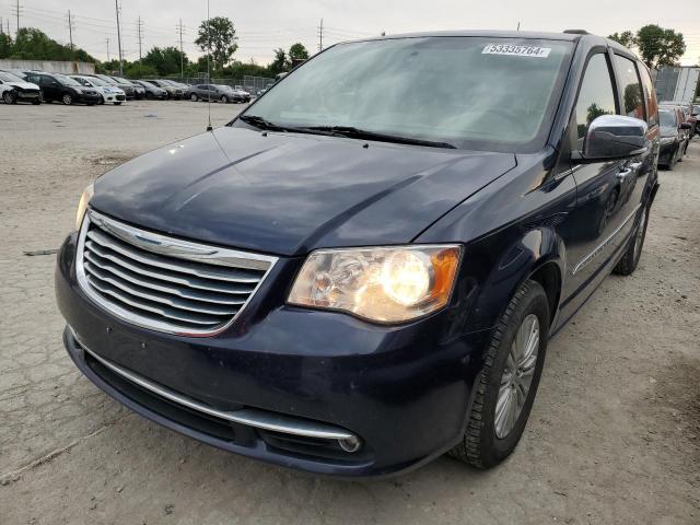 2C4RC1CG2FR531731 - 2015 CHRYSLER TOWN & COU TOURING L BLUE photo 1