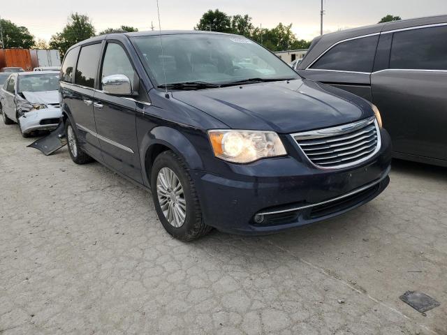 2C4RC1CG2FR531731 - 2015 CHRYSLER TOWN & COU TOURING L BLUE photo 4