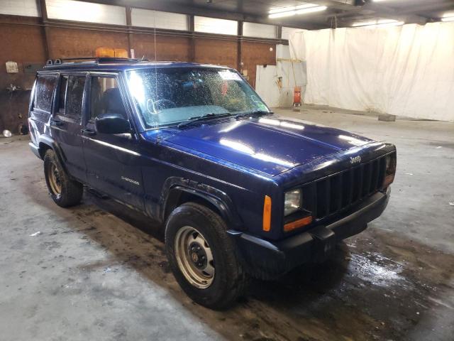 1J4FN28S6YL173149 - 2000 JEEP CHEROKEE SE BLUE photo 1