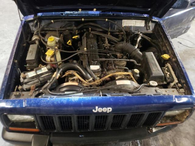 1J4FN28S6YL173149 - 2000 JEEP CHEROKEE SE BLUE photo 7