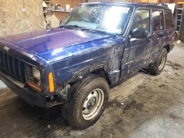 1J4FN28S6YL173149 - 2000 JEEP CHEROKEE SE BLUE photo 9