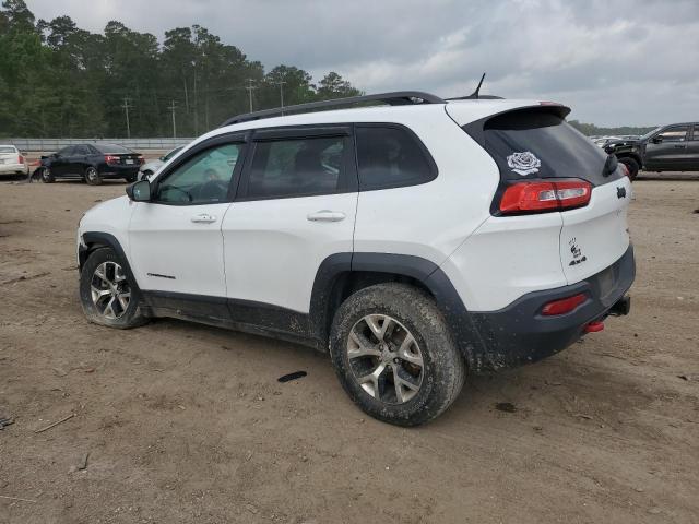 1C4PJMBS7FW635871 - 2015 JEEP CHEROKEE TRAILHAWK WHITE photo 2