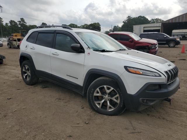 1C4PJMBS7FW635871 - 2015 JEEP CHEROKEE TRAILHAWK WHITE photo 4