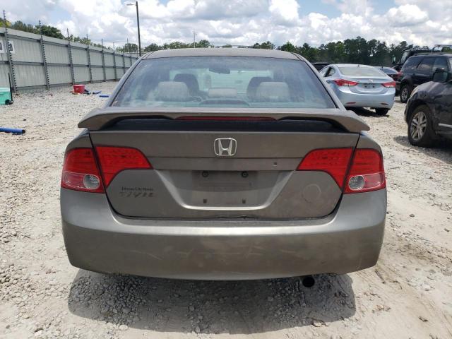 1HGFA16536L016525 - 2006 HONDA CIVIC LX GRAY photo 6