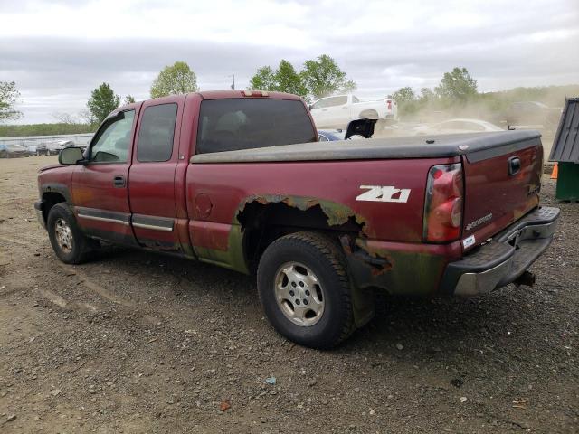 2GCEK19V041141035 - 2004 CHEVROLET silverado K1500 BURGUNDY photo 2