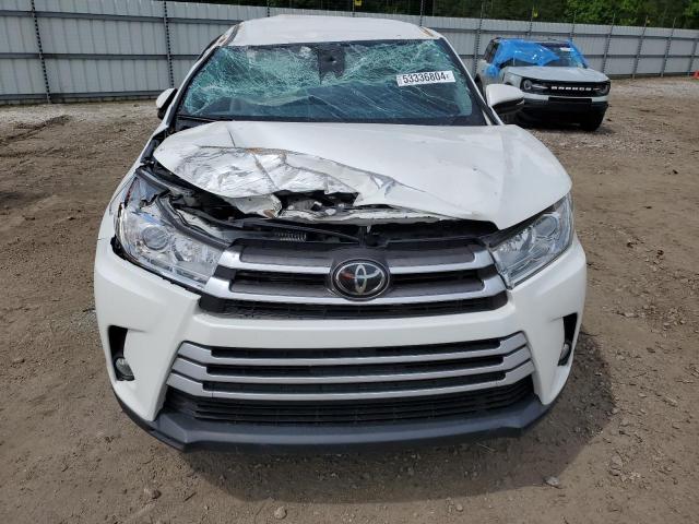 5TDZZRFH5KS295000 - 2019 TOYOTA HIGHLANDER LE WHITE photo 5