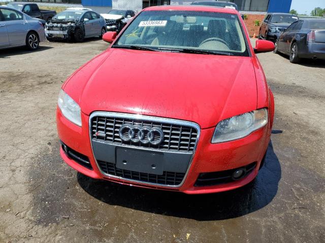 WAUDF78E68A152618 - 2008 AUDI A4 2.0T QUATTRO RED photo 5