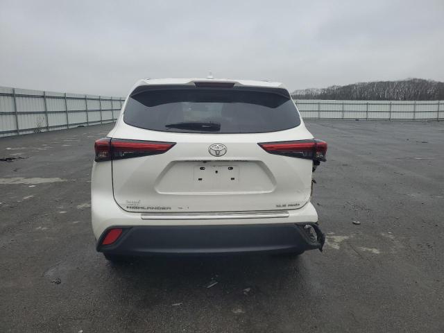 5TDHZRBH9LS509523 - 2020 TOYOTA HIGHLANDER XLE WHITE photo 6