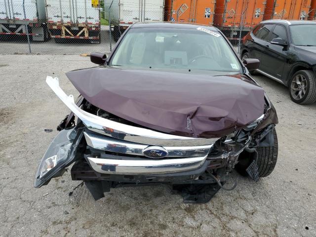 3FAHP0JA6BR184472 - 2011 FORD FUSION SEL BURGUNDY photo 5