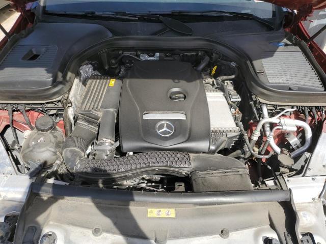 WDC0G4KB4KV194758 - 2019 MERCEDES-BENZ GLC 300 4MATIC MAROON photo 12