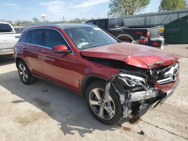 WDC0G4KB4KV194758 - 2019 MERCEDES-BENZ GLC 300 4MATIC MAROON photo 4