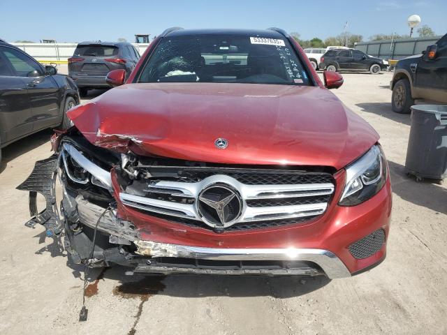 WDC0G4KB4KV194758 - 2019 MERCEDES-BENZ GLC 300 4MATIC MAROON photo 5