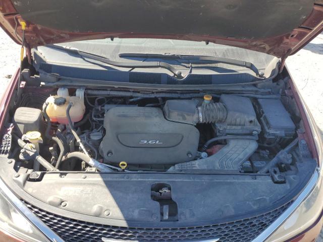 2C4RC1EG2HR541241 - 2017 CHRYSLER PACIFICA TOURING L PLUS BURGUNDY photo 12