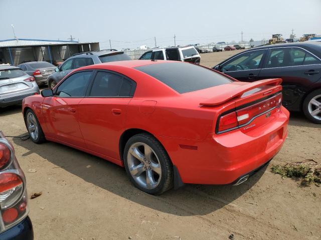 2C3CDXHG0EH282675 - 2014 DODGE CHARGER 4D SXT RED photo 2