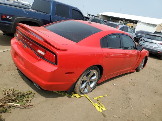 2C3CDXHG0EH282675 - 2014 DODGE CHARGER 4D SXT RED photo 3