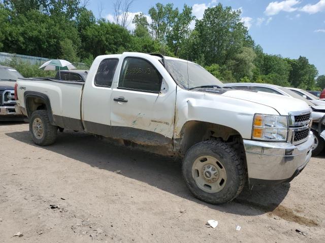 1GC2KVCGXCZ130943 - 2012 CHEVROLET SILVERADO K2500 HEAVY DUTY WHITE photo 4