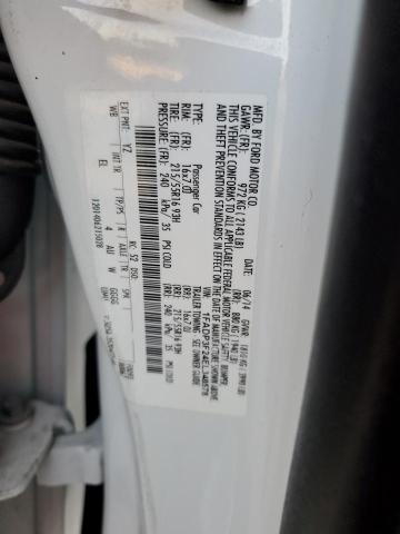 1FADP3F24EL348578 - 2014 FORD FOCUS SE WHITE photo 12