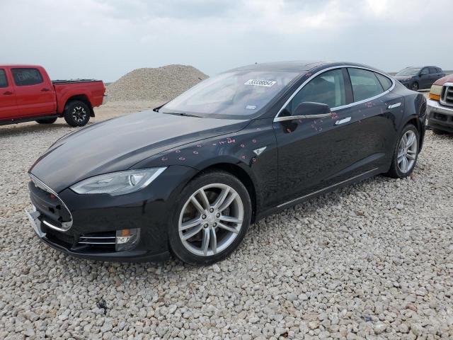 5YJSA1S1XEFP34123 - 2014 TESLA MODEL S შავი ფოტო 1
