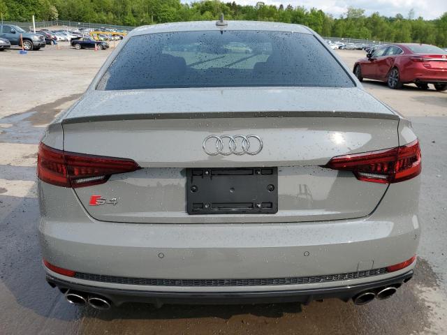 WAUB4AF46KA005310 - 2019 AUDI S4 PREMIUM PLUS GRAY photo 6