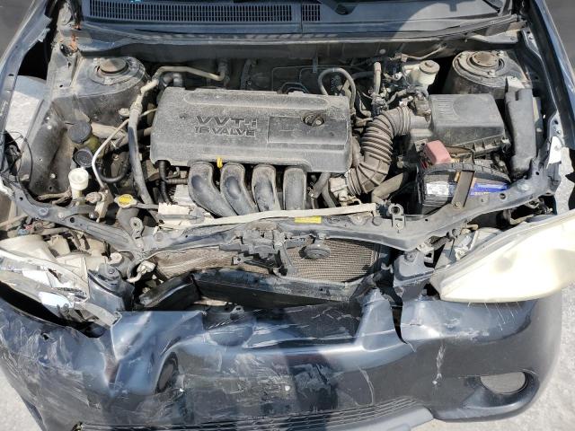 2T1KR32E57C664934 - 2007 TOYOTA COROLLA MA XR BLACK photo 12