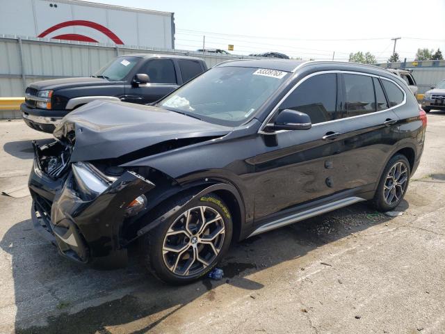 WBXJG9C05M5S24733 - 2021 BMW X1 XDRIVE28I BLACK photo 1