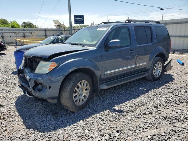 5N1BR18A58C629812 - 2008 NISSAN PATHFINDER LE BLUE photo 1