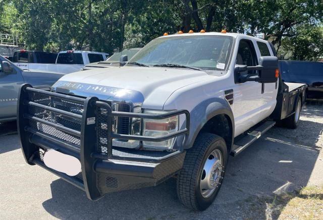 1FDXW47R28EE05795 - 2008 FORD F450 SUPER DUTY WHITE photo 2