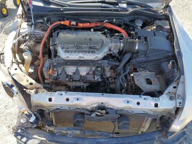 JHMCN36427C000843 - 2007 HONDA ACCORD HYBRID SILVER photo 11