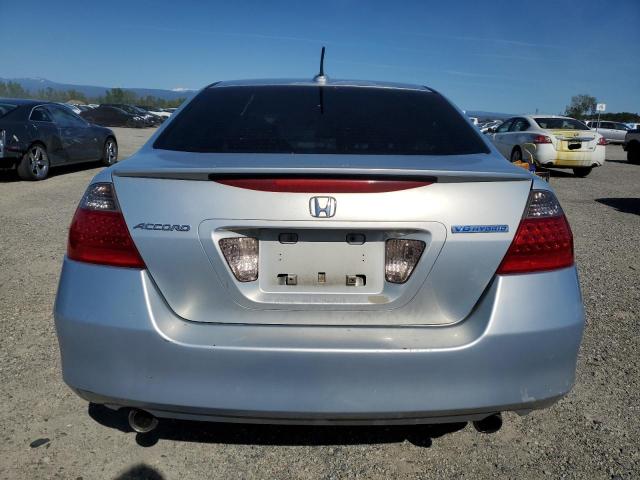 JHMCN36427C000843 - 2007 HONDA ACCORD HYBRID SILVER photo 6