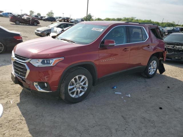 1GNERGKW6KJ290237 - 2019 CHEVROLET TRAVERSE LT RED photo 1