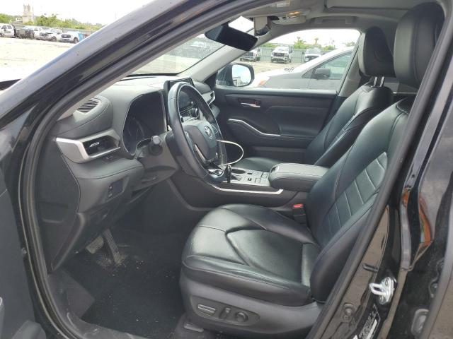 5TDGZRBHXMS073889 - 2021 TOYOTA HIGHLANDER XLE Schwarz Foto 7