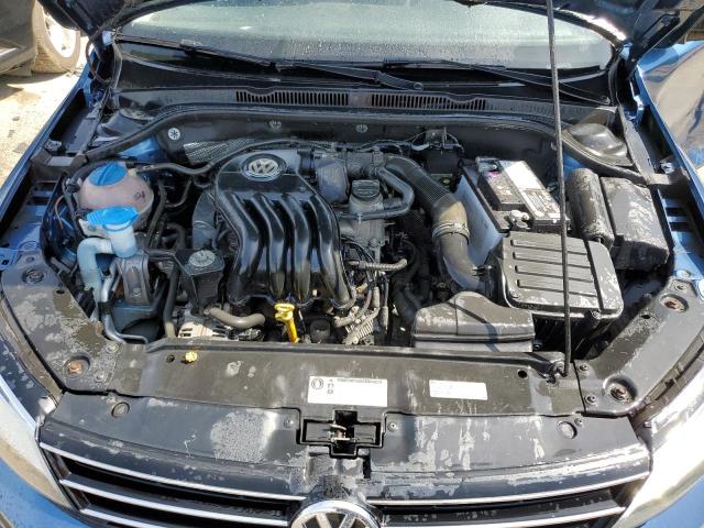 3VW2K7AJ0FM290407 - 2015 VOLKSWAGEN JETTA BASE 蓝色 照片 11